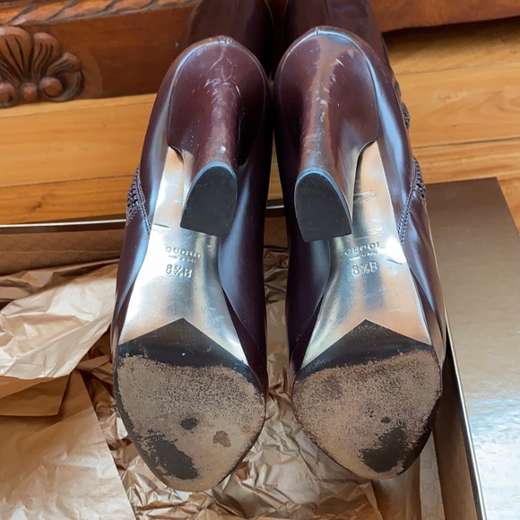 Gucci Beautiful Chocolate platform knee high boots Size 8.5 - Picture 8 of 15
